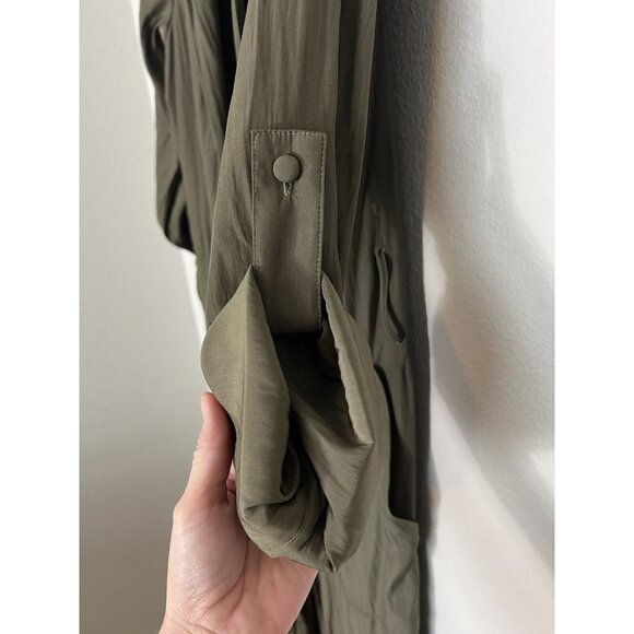 Babaton Olive Green Long Jacket - Picture 5 of 16